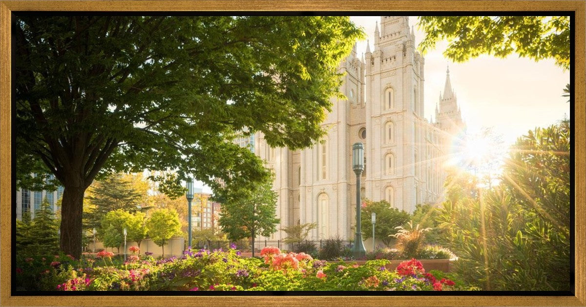 Salt Lake - The Lord is My Light Gallery Wrap