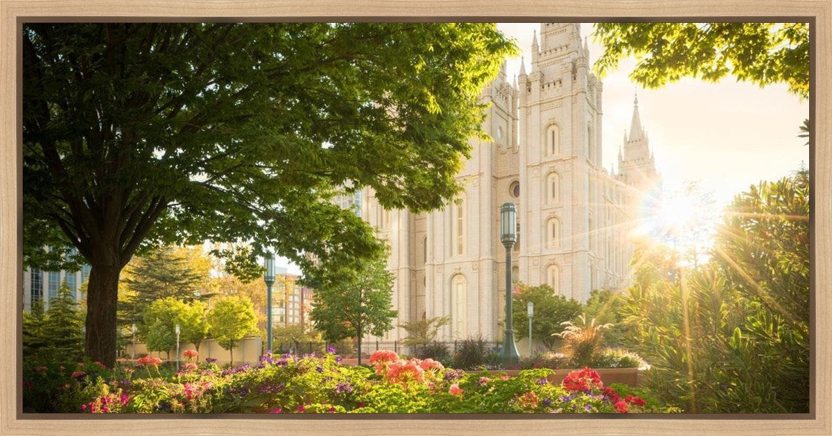 Salt Lake - The Lord is My Light Gallery Wrap