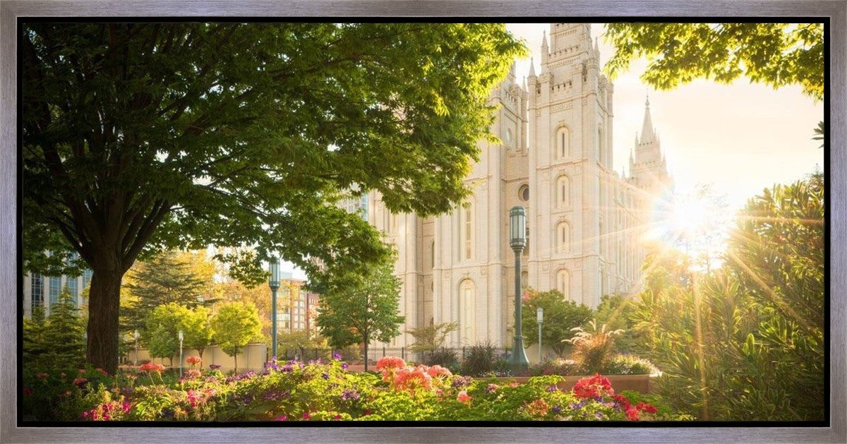 Salt Lake - The Lord is My Light Gallery Wrap