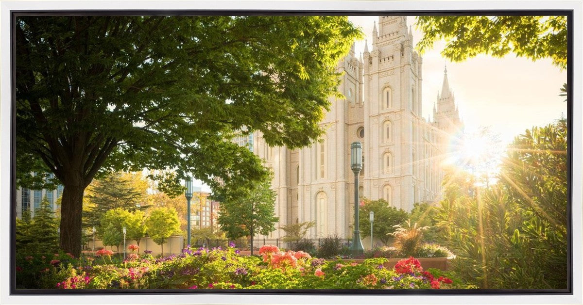 Salt Lake - The Lord is My Light Gallery Wrap