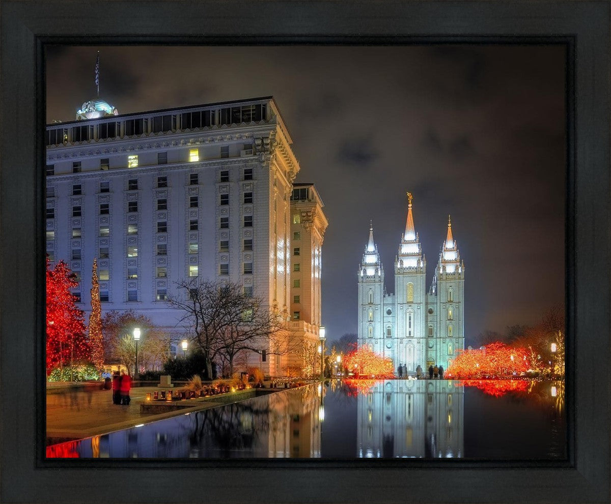 Temple Square Reflecting Pool Gallery Wrap