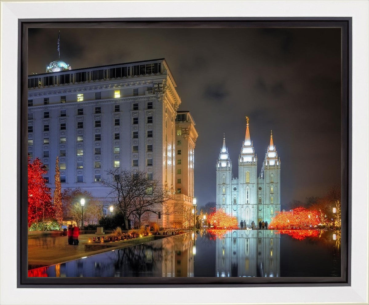 Temple Square Reflecting Pool Gallery Wrap