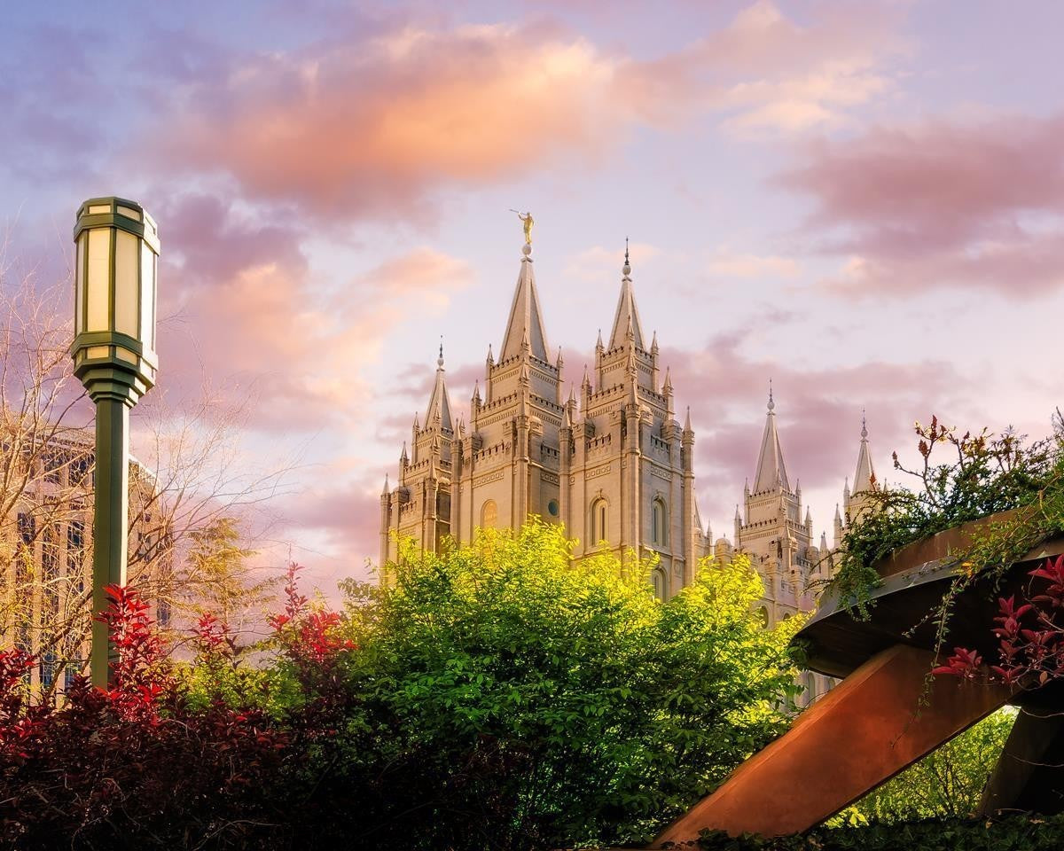 Temple Square Glorious Majesty of His Kingdom Gallery Wrap