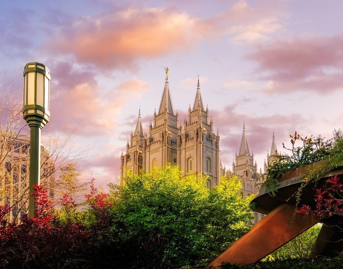 Temple Square Glorious Majesty of His Kingdom Gallery Wrap