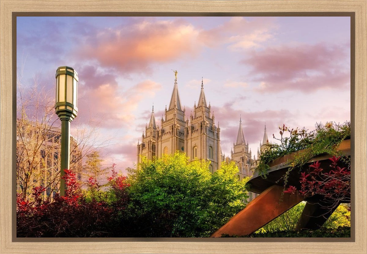 Temple Square Glorious Majesty of His Kingdom Gallery Wrap