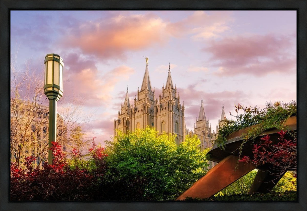 Temple Square Glorious Majesty of His Kingdom Gallery Wrap