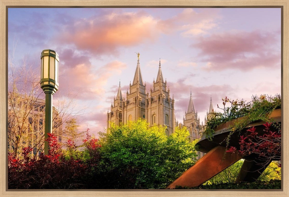 Temple Square Glorious Majesty of His Kingdom Gallery Wrap
