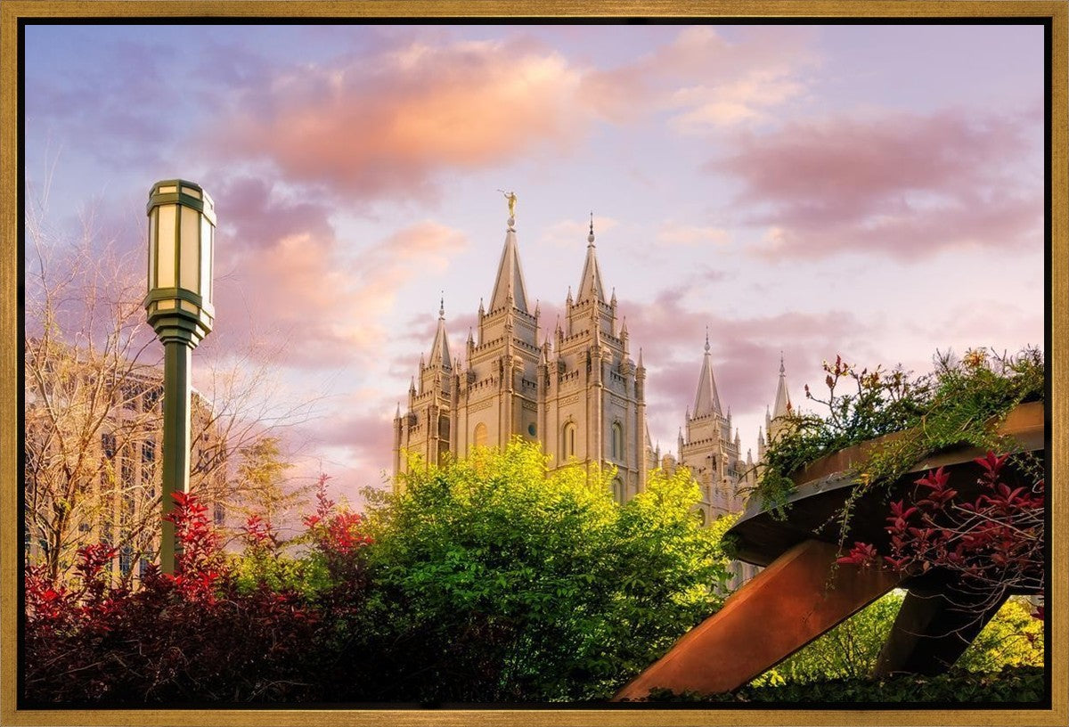 Temple Square Glorious Majesty of His Kingdom Gallery Wrap