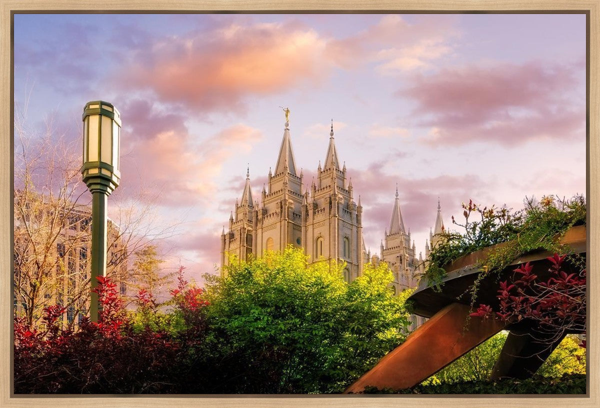 Temple Square Glorious Majesty of His Kingdom Gallery Wrap