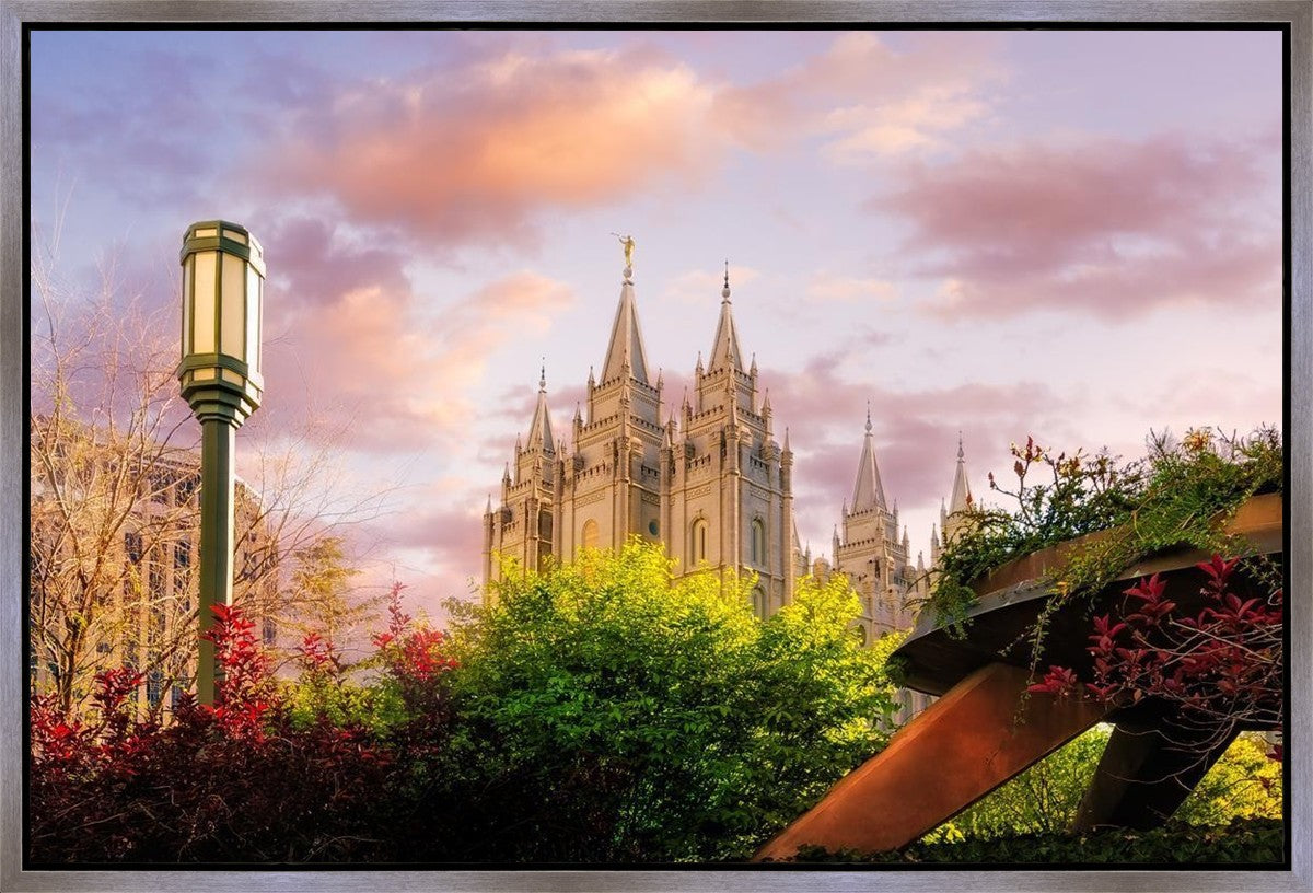 Temple Square Glorious Majesty of His Kingdom Gallery Wrap