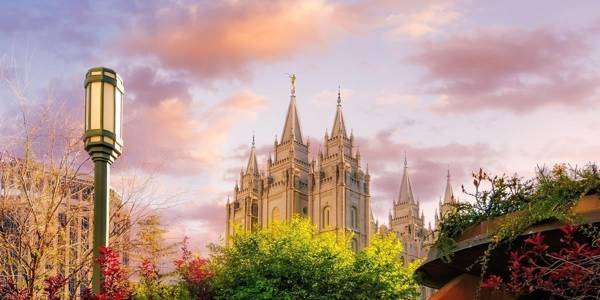 Temple Square Glorious Majesty of His Kingdom Gallery Wrap