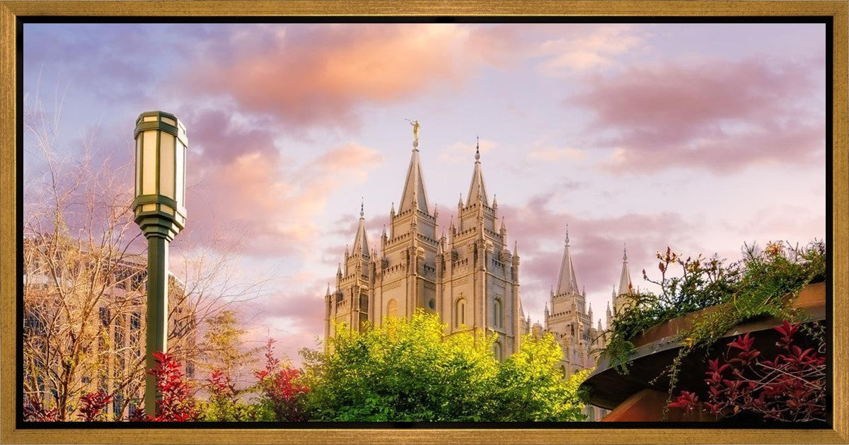 Temple Square Glorious Majesty of His Kingdom Gallery Wrap