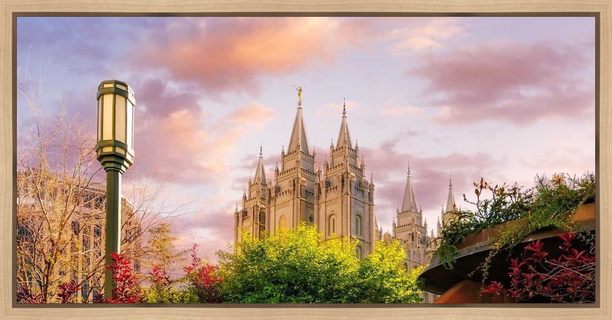 Temple Square Glorious Majesty of His Kingdom Gallery Wrap