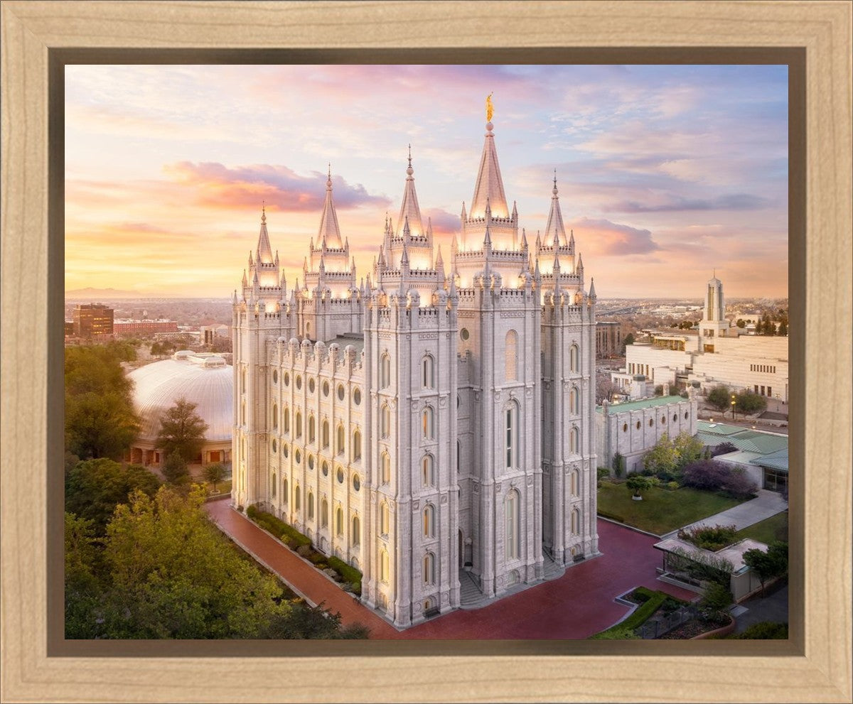 Salt Lake City a Mighty Fortress Gallery Wrap