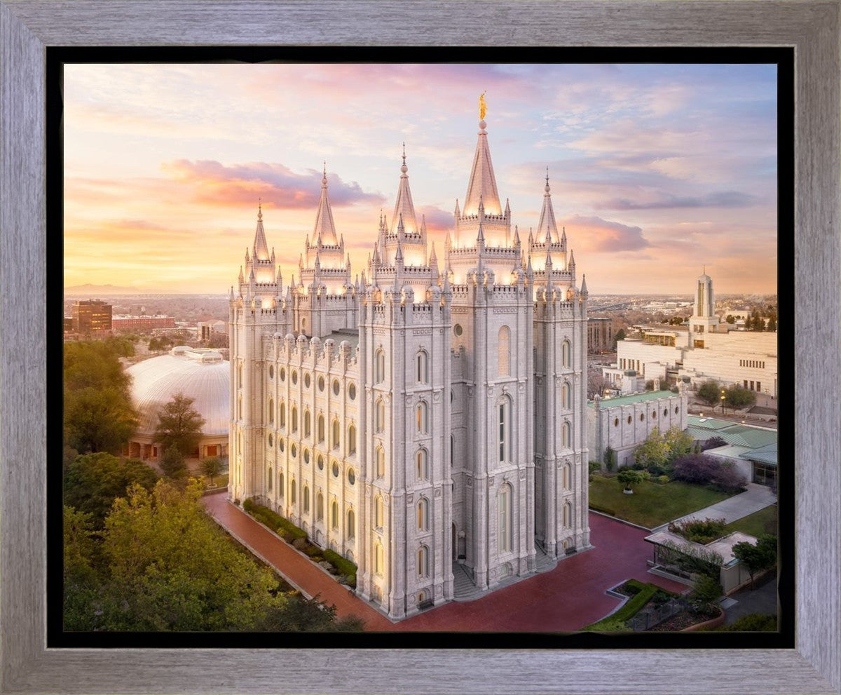 Salt Lake City a Mighty Fortress Gallery Wrap