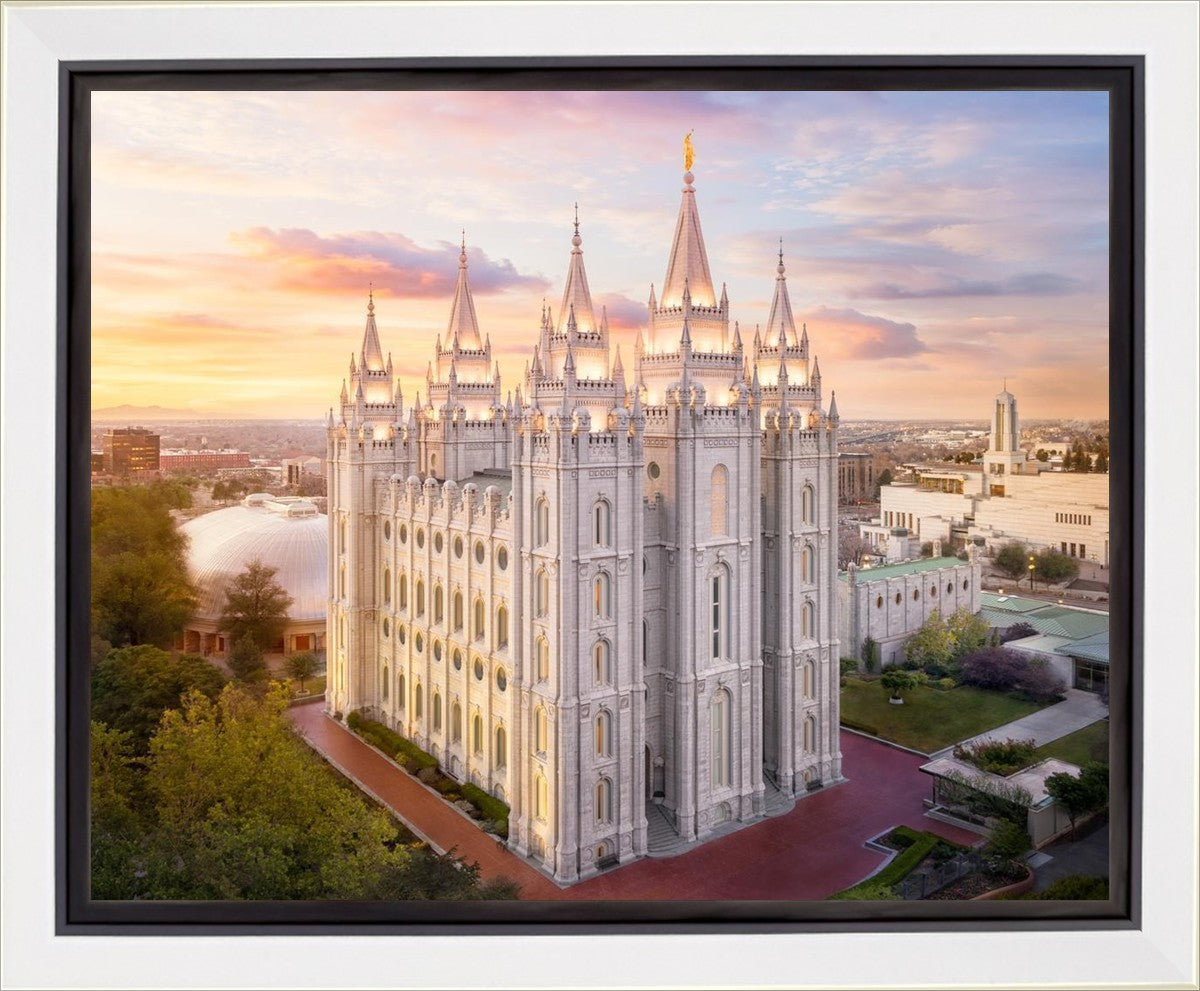 Salt Lake City a Mighty Fortress Gallery Wrap