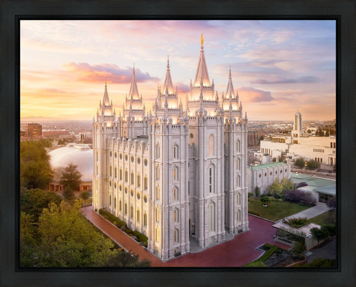 Salt Lake City a Mighty Fortress Gallery Wrap
