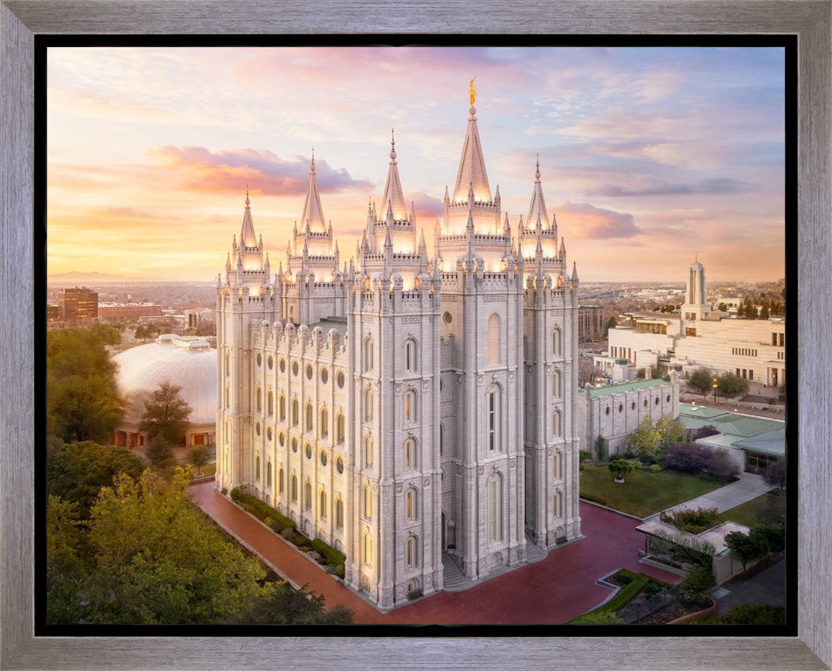 Salt Lake City a Mighty Fortress Gallery Wrap