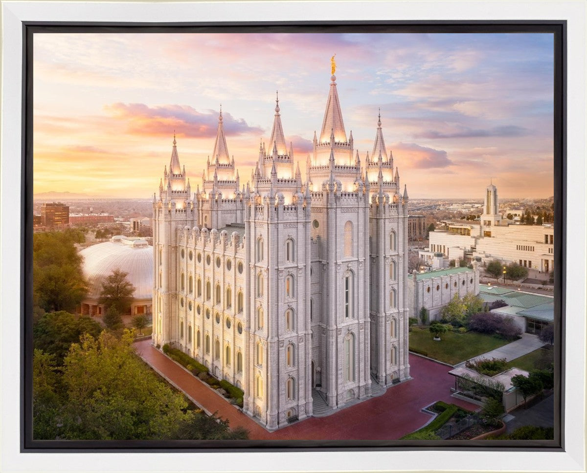 Salt Lake City a Mighty Fortress Gallery Wrap