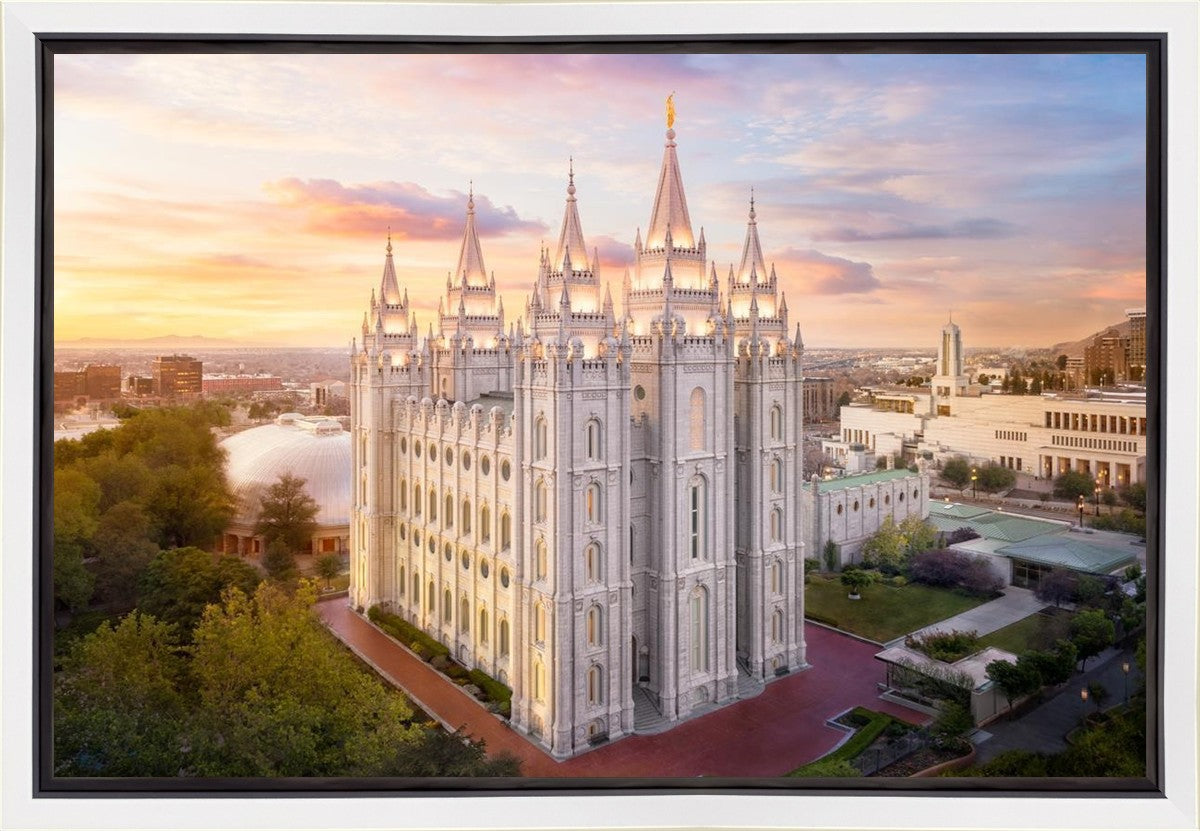 Salt Lake City a Mighty Fortress Gallery Wrap