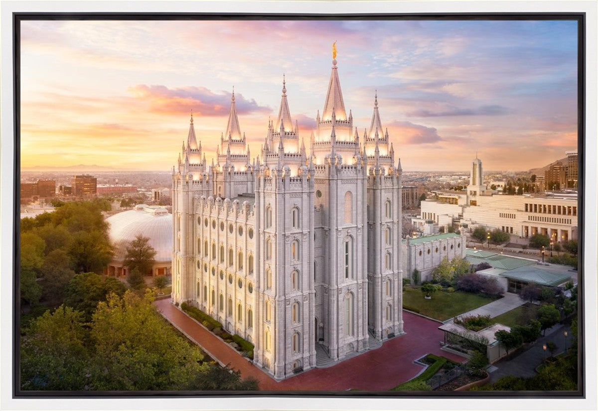 Salt Lake City a Mighty Fortress Gallery Wrap