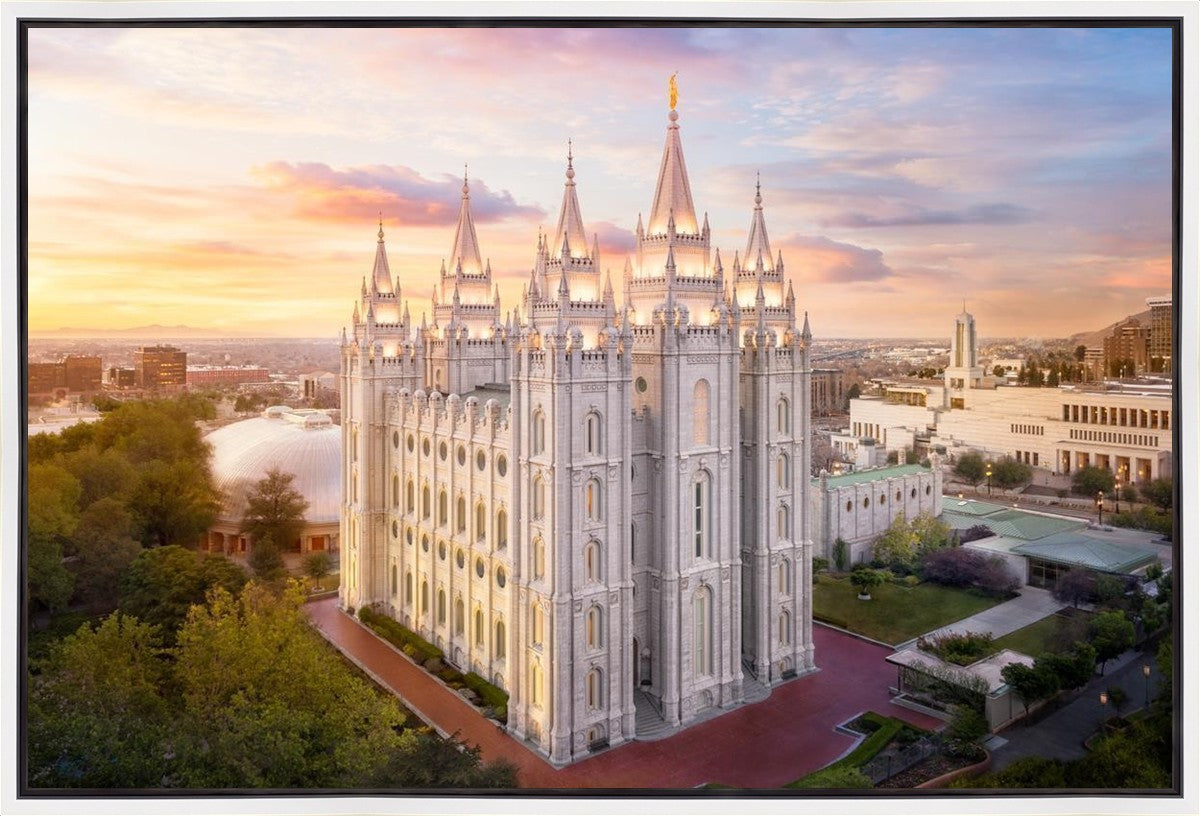 Salt Lake City a Mighty Fortress Gallery Wrap