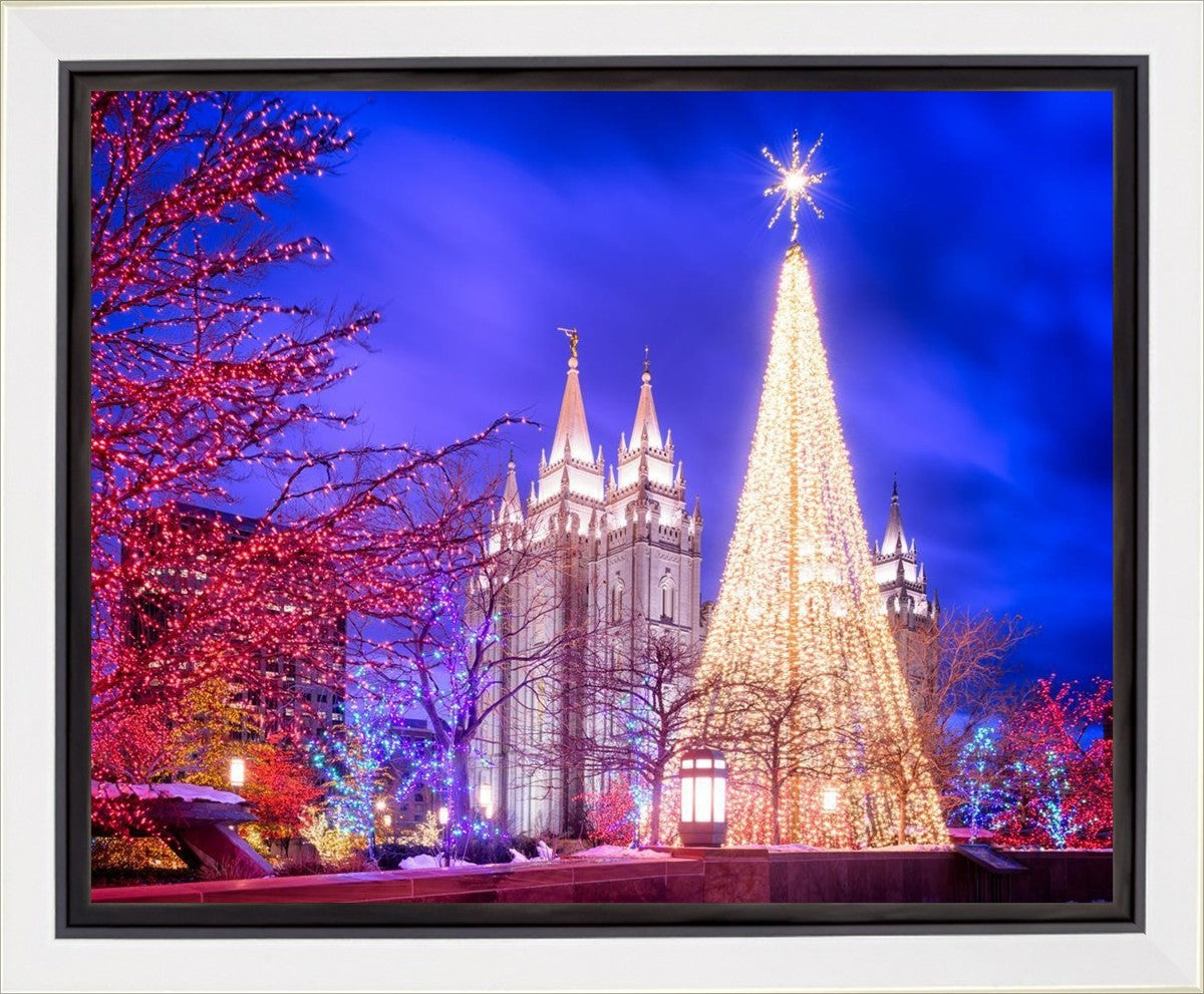 Temple Square Christmas Tree Gallery Wrap