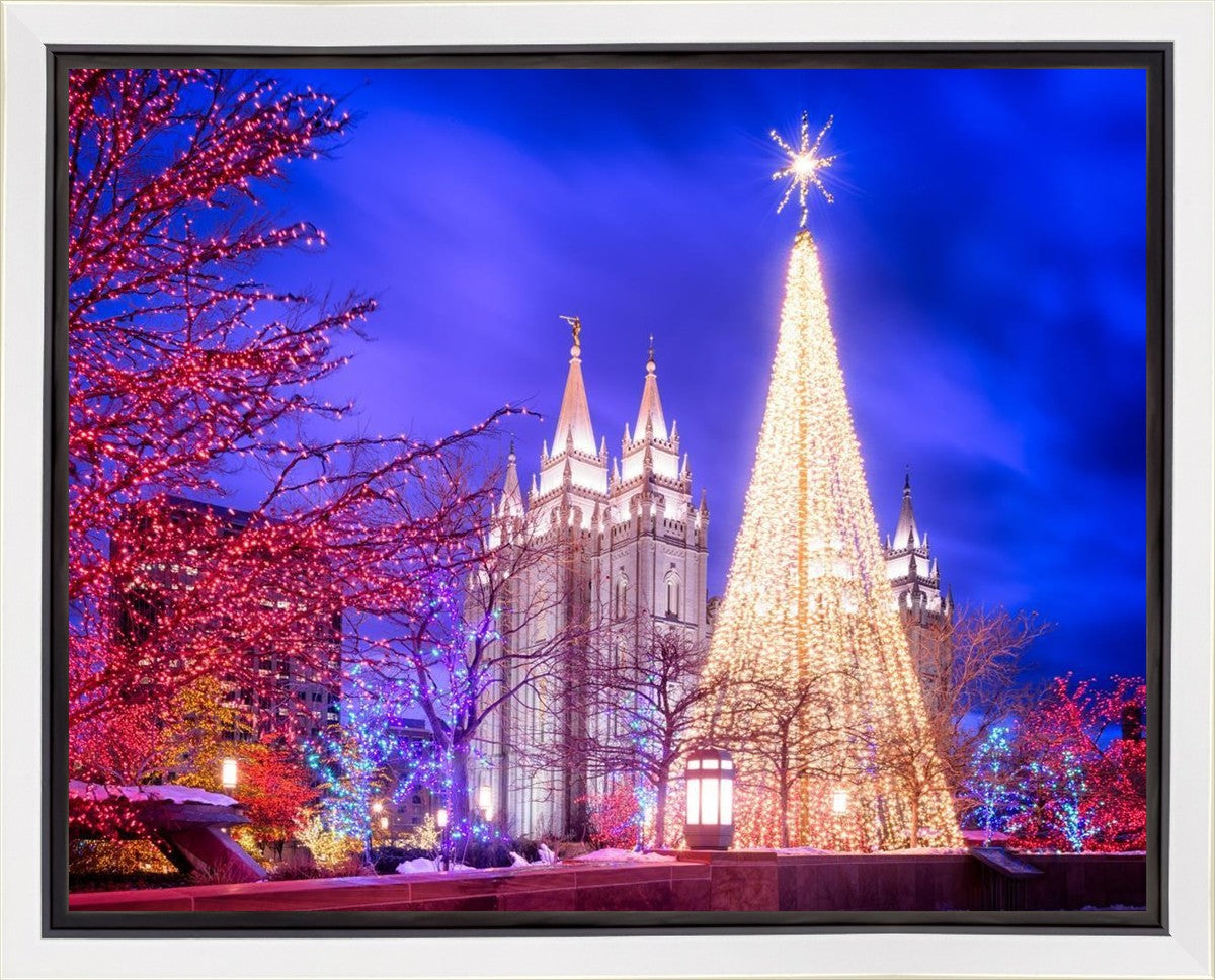 Temple Square Christmas Tree Gallery Wrap