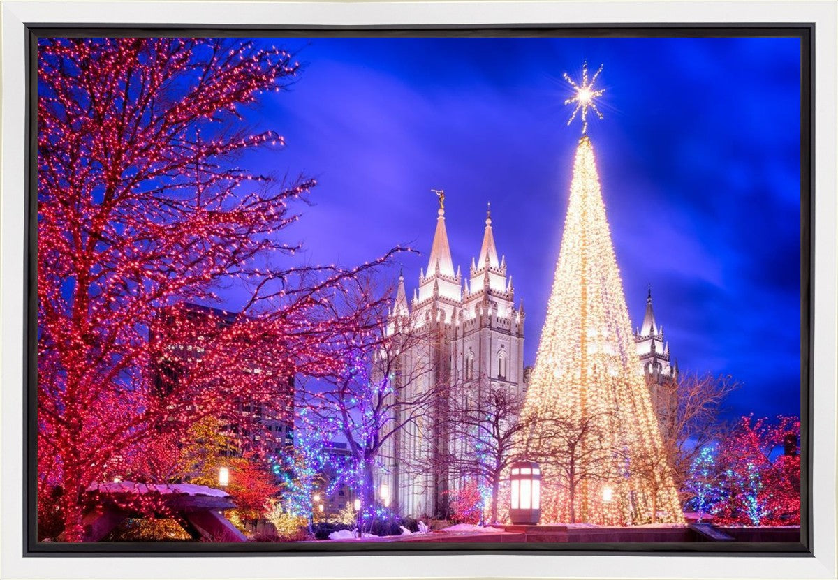Temple Square Christmas Tree Gallery Wrap