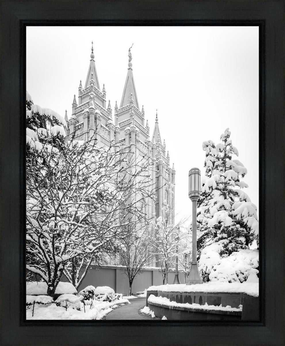 Salt Lake White Christmas Gallery Wrap