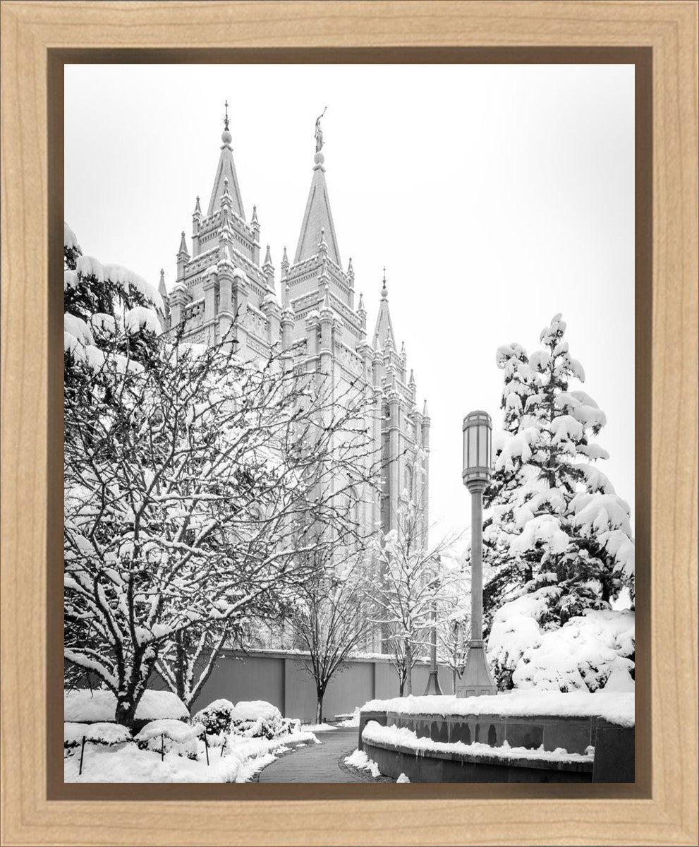 Salt Lake White Christmas Gallery Wrap