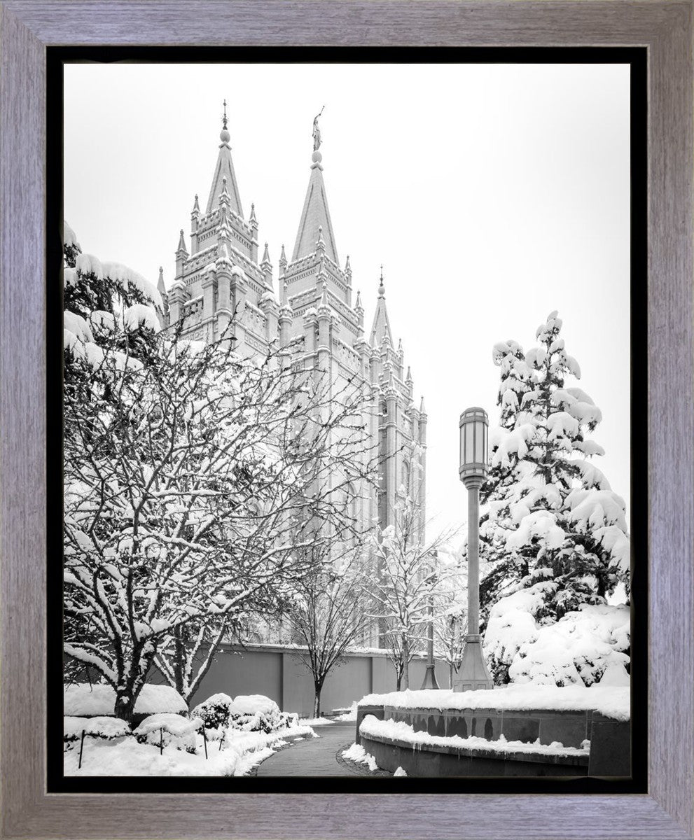Salt Lake White Christmas Gallery Wrap
