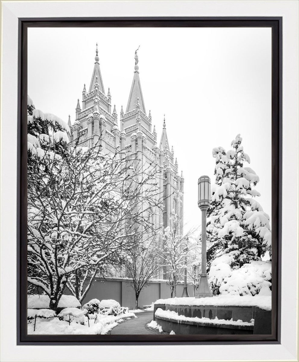 Salt Lake White Christmas Gallery Wrap