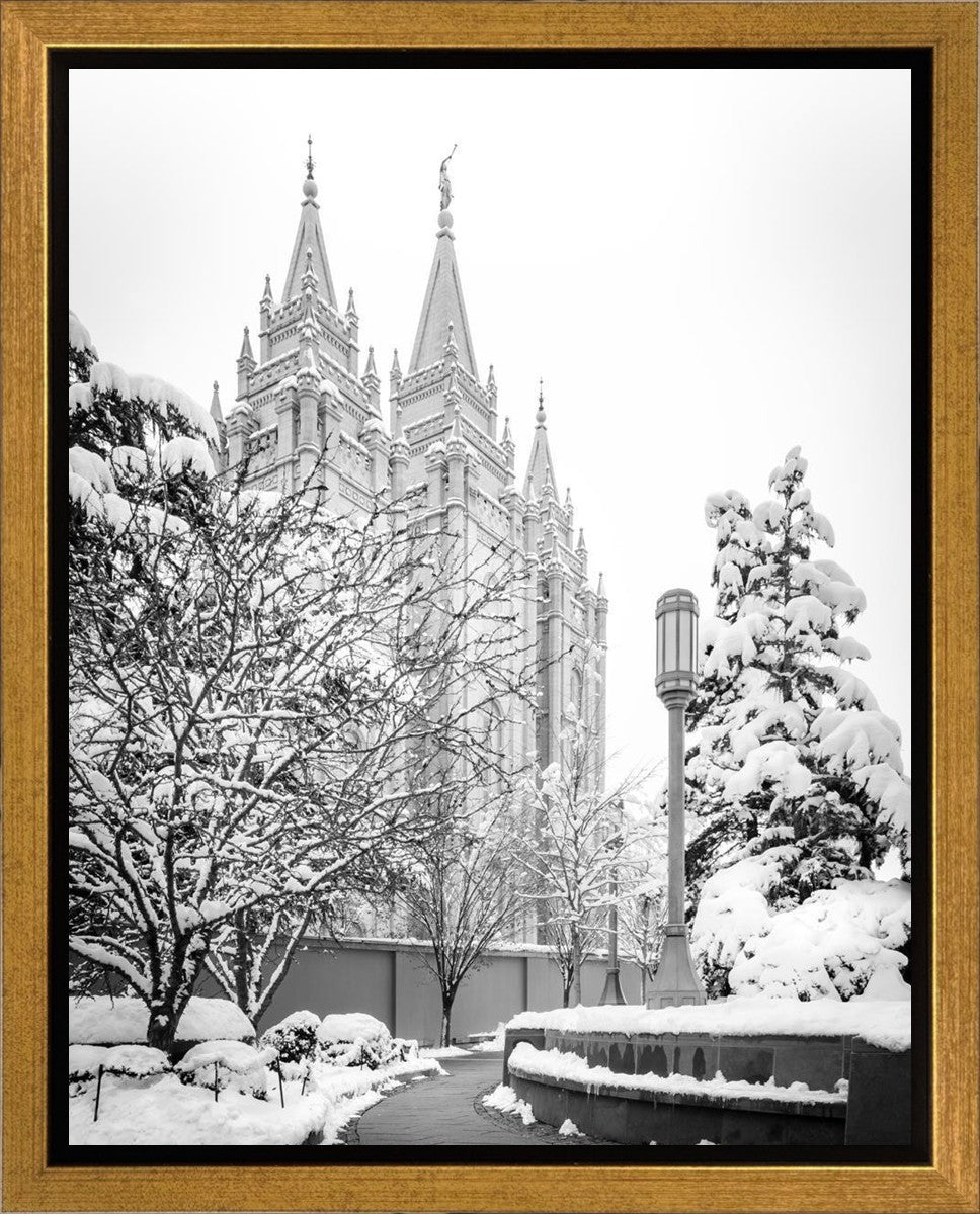 Salt Lake White Christmas Gallery Wrap