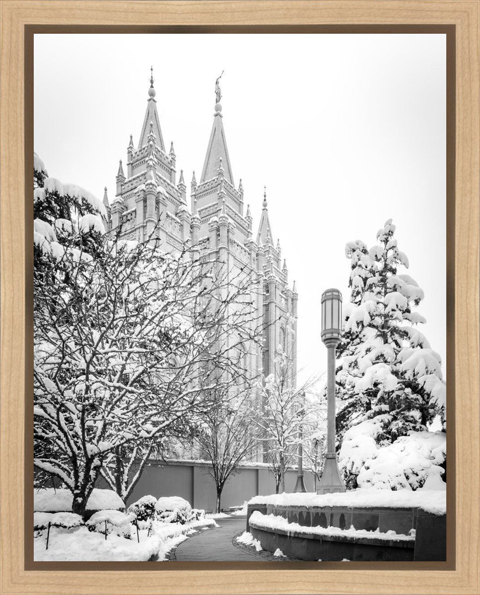 Salt Lake White Christmas Gallery Wrap