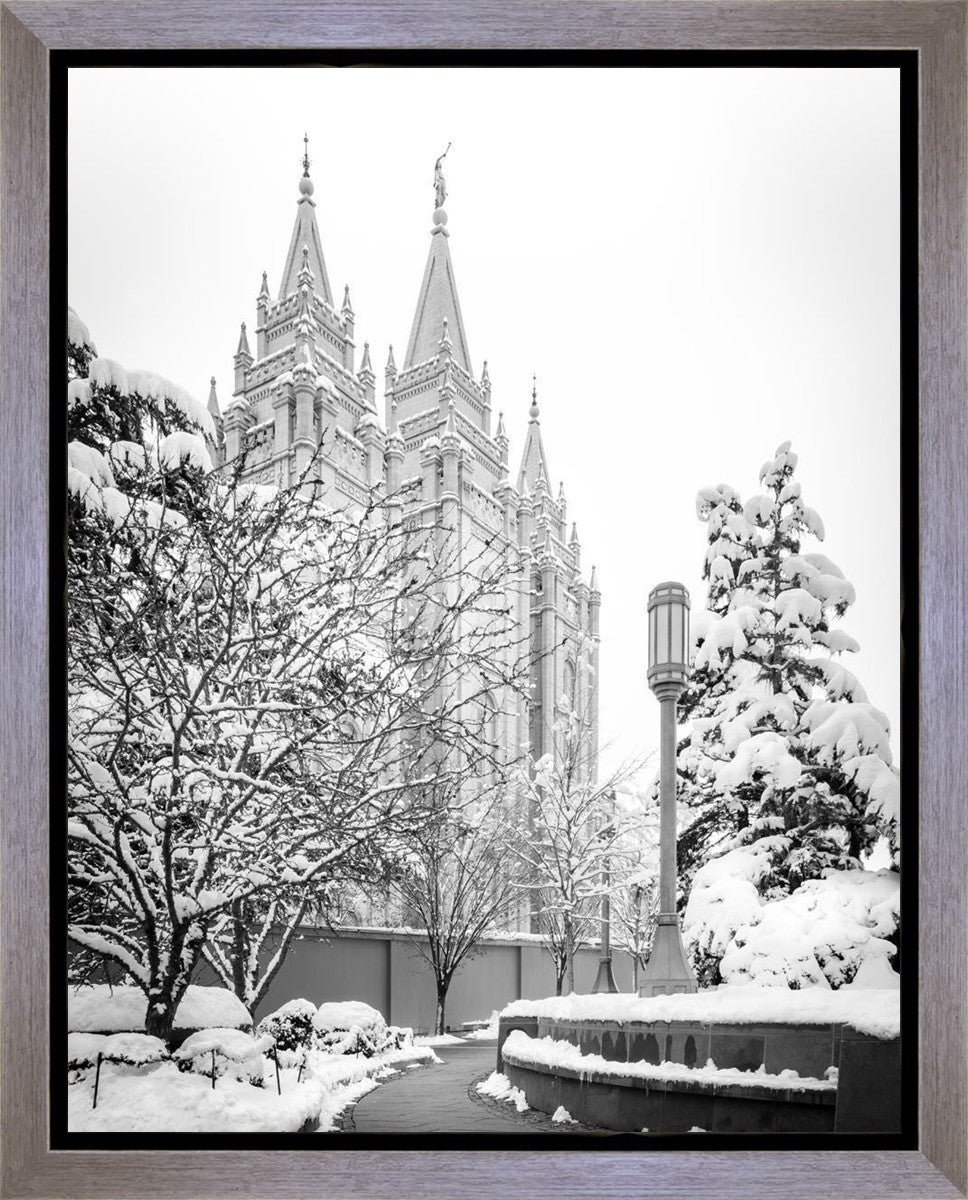 Salt Lake White Christmas Gallery Wrap