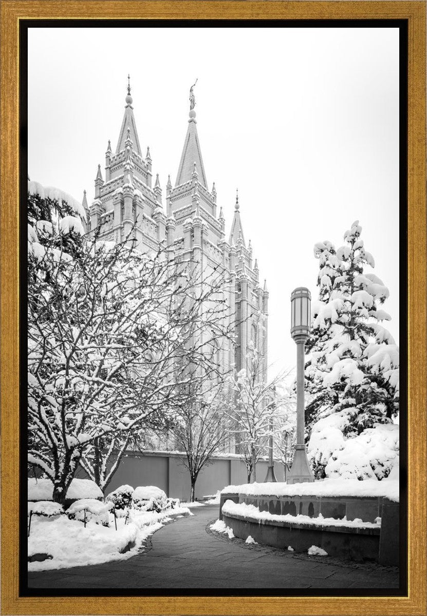 Salt Lake White Christmas Gallery Wrap