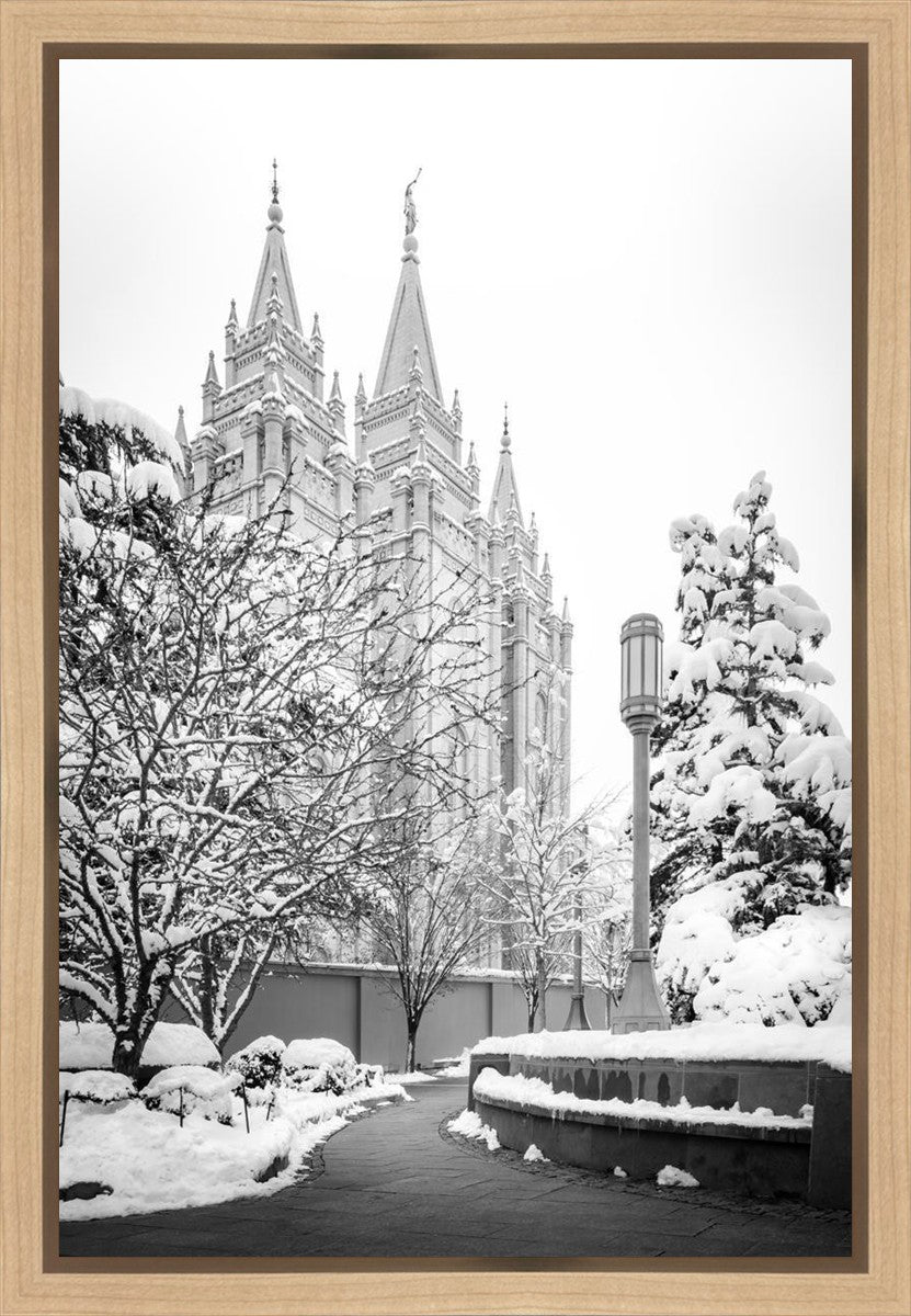 Salt Lake White Christmas Gallery Wrap