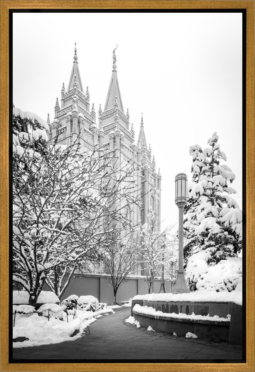 Salt Lake White Christmas Gallery Wrap