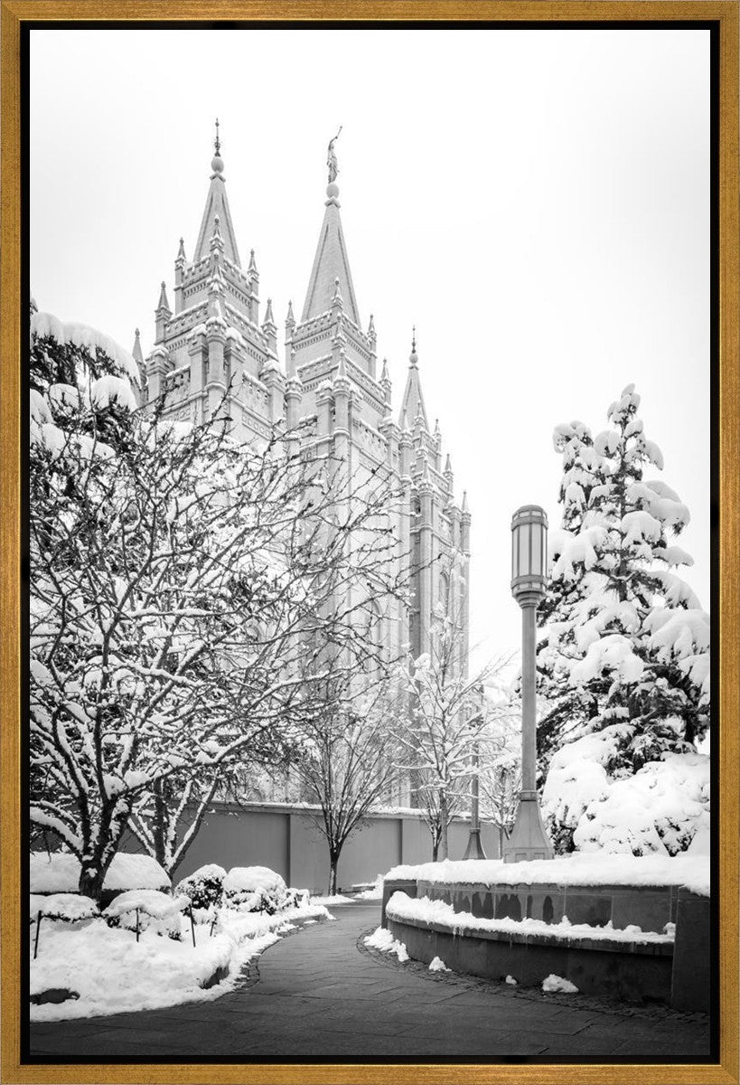 Salt Lake White Christmas Gallery Wrap