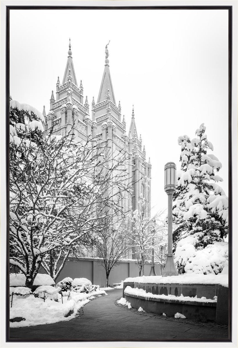 Salt Lake White Christmas Gallery Wrap