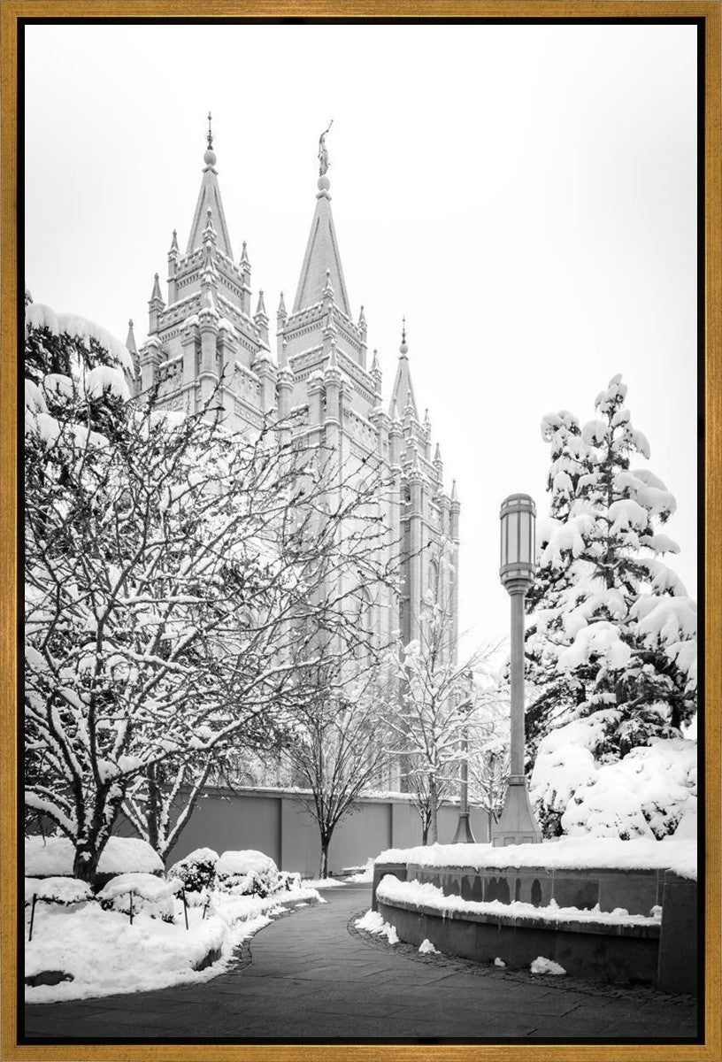 Salt Lake White Christmas Gallery Wrap