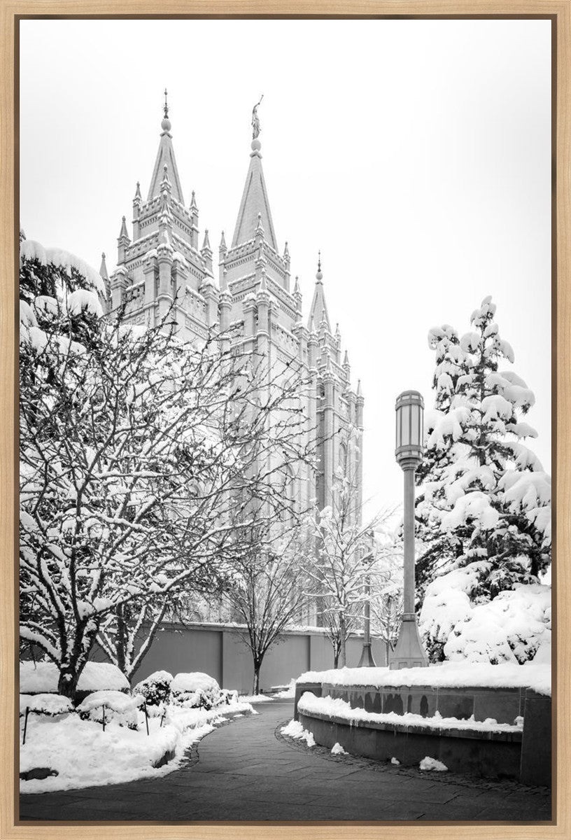 Salt Lake White Christmas Gallery Wrap