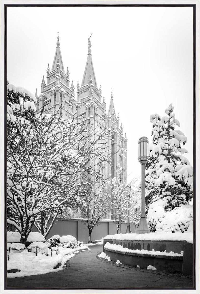 Salt Lake White Christmas Gallery Wrap