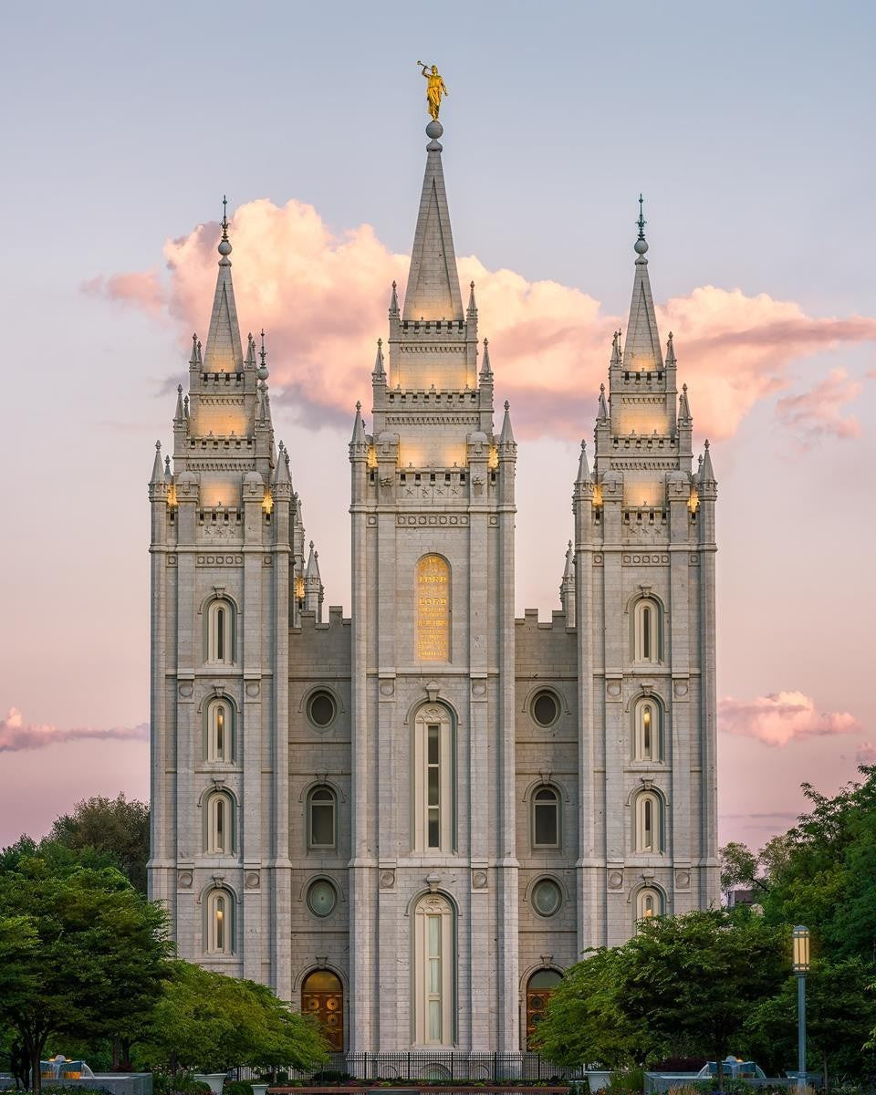 Salt Lake Morning Breaks Gallery Wrap