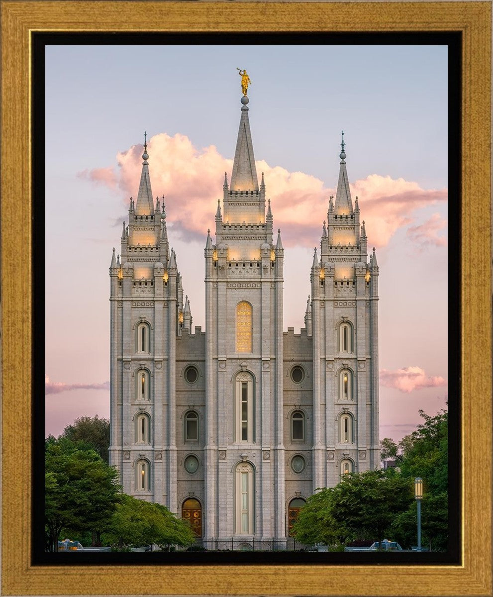 Salt Lake Morning Breaks Gallery Wrap