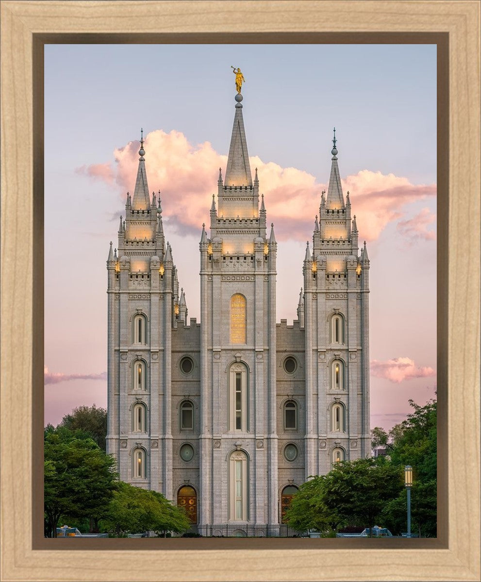 Salt Lake Morning Breaks Gallery Wrap