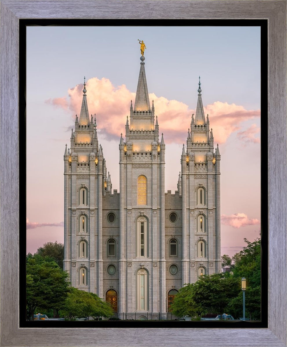 Salt Lake Morning Breaks Gallery Wrap