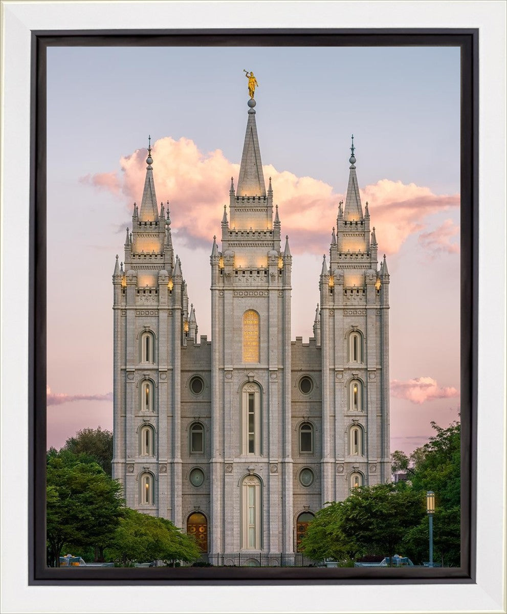 Salt Lake Morning Breaks Gallery Wrap