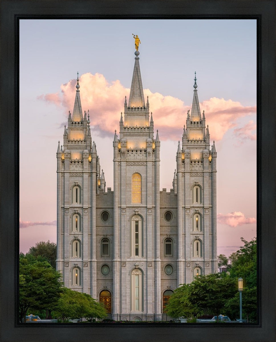 Salt Lake Morning Breaks Gallery Wrap
